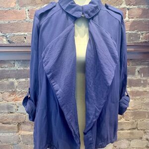 HAYDEN LOS‎ ANGELES Women's Medium Cardigan Top Shirt Jacket Cover Up Open Front